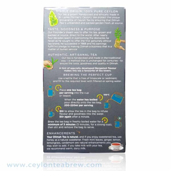 Dilmah Ceylon Earl Grey Leaf Tea bags