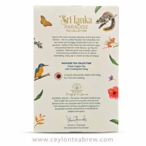 Dilmah Ceylon Black tea with creamy earl grey loose leaf tea