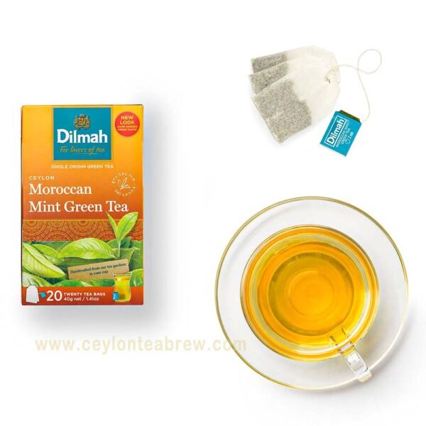 Dilmah green tea Moroccan Mint
