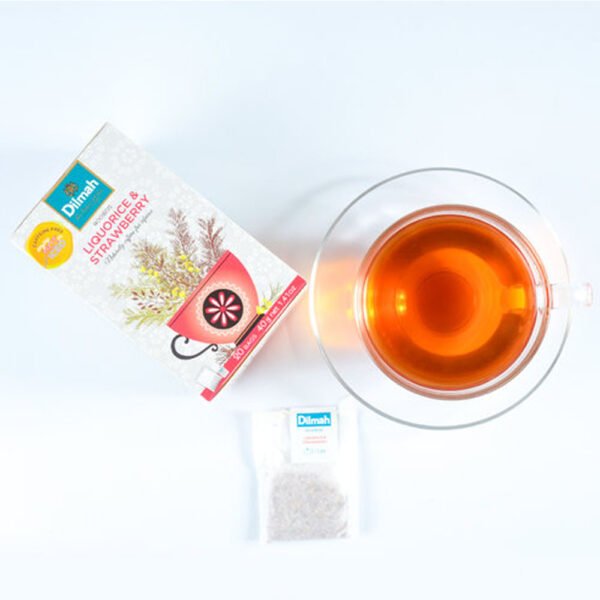 Dilmah Liquorice and strawberry rooibos infusion tea