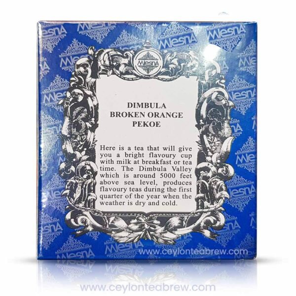 Mlesna Ceylon Dimbula BOP high grown Black leaf tea - Image 3