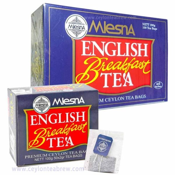 Mlesna Ceylon English breakfast tea bags 200g 4