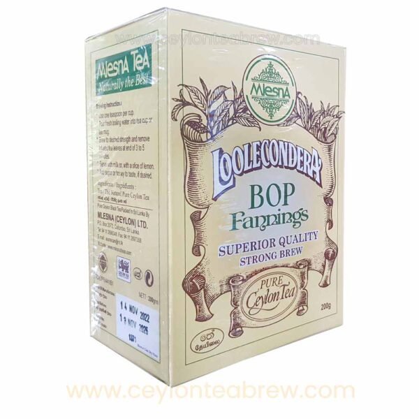 Mlesna Ceylon Loolecondera Bop fanning superior quality leaf tea - Image 5