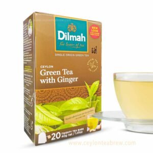 Pure Ceylon Green Tea bags with Ginger extracts