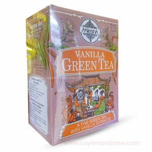Mlesna Ceylon Natural Vanilla Green tea leaf tea 200g