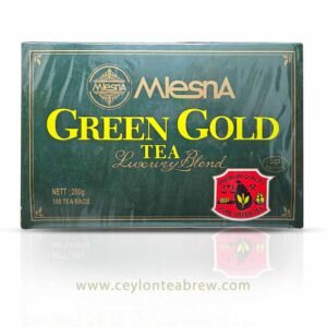 Mlesna Ceylon green gold luxury blend tea bags 200g
