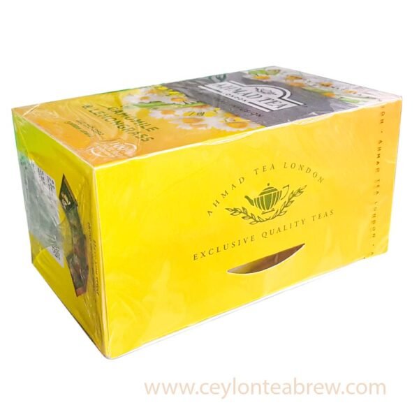 Ahmed Tea London Ceylon Camomile and Lemon grass tea bags - Image 4