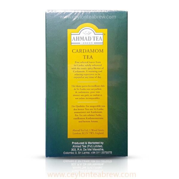 Ahmed tea London Ceylon black leaf tea with natural cardamom extracts - Image 8