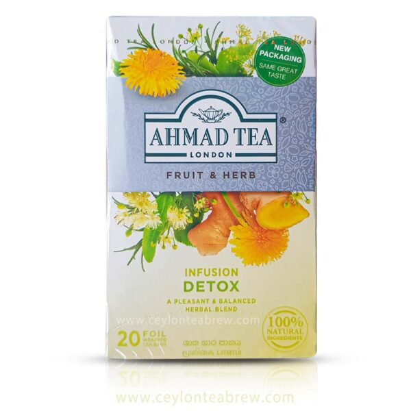 Ahmed Tea London Infusion Detox Pleasant herbal tea drink - Image 1