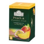 Ahmed Tea London Ceylon tea with Peach and Passion fruit Flavored tea bags