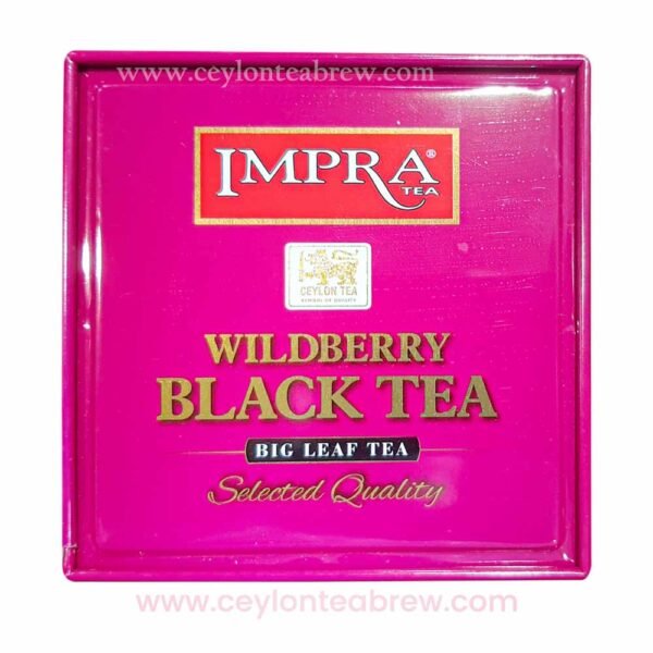 Impra Ceylon Black tea with natural wild berry big leaf tea 200g - Image 4