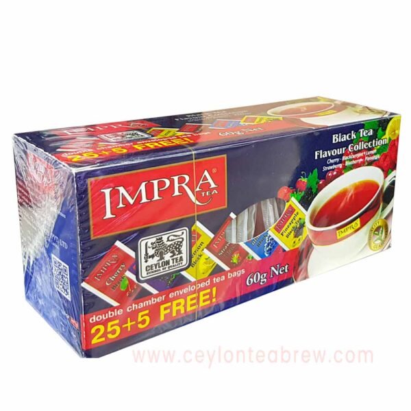 Impra Ceylon Black tea bags with fruits flavor collection - Image 2