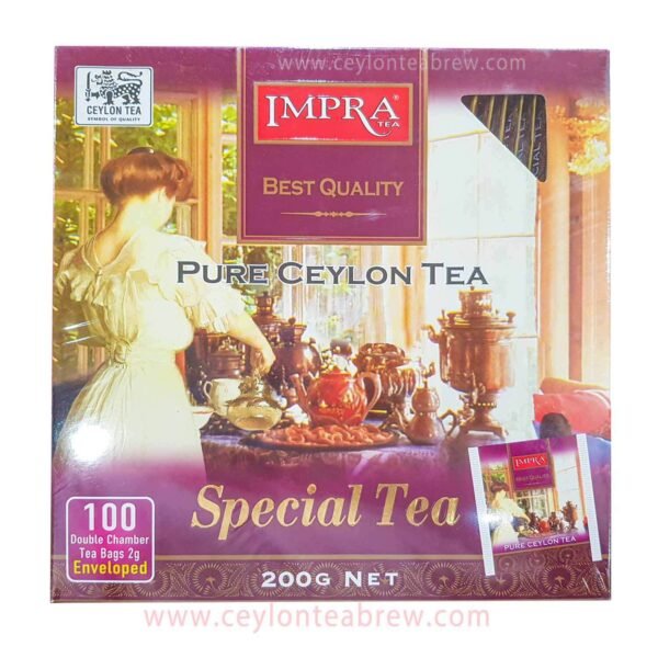Impra Ceylon special black tea 100 bags best quality