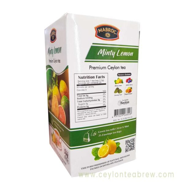 Mabrock Ceylon Green Tea with Minty Lemon extracts - Image 2