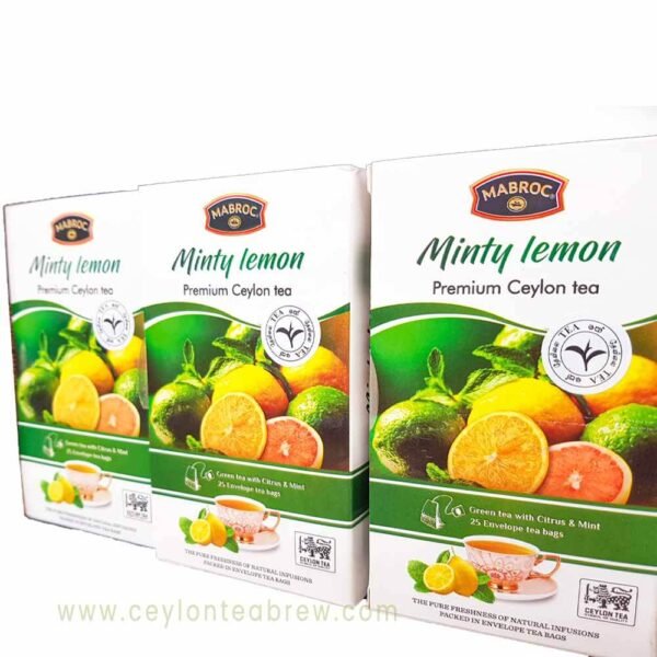 Mabrock Ceylon Green Tea with Minty Lemon extracts - Image 4