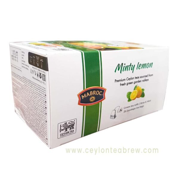 Mabrock Ceylon Green Tea with Minty Lemon extracts - Image 3