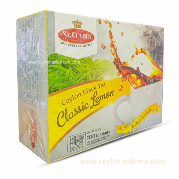 St. Clair's Ceylon black tea classic lemon tea bags - Image 5