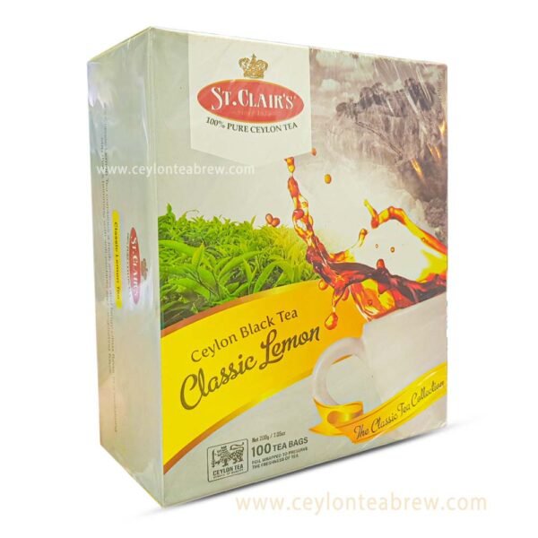 St. Clair's Ceylon black tea classic lemon tea bags - Image 3