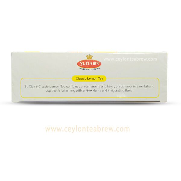 St. Clair's Ceylon black tea classic lemon tea bags - Image 8