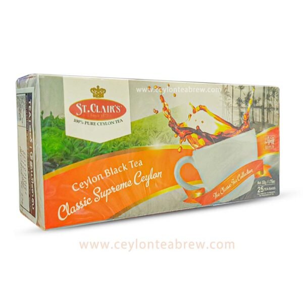 St Clairs Ceylon black tea classic supreme tea bags 50 3