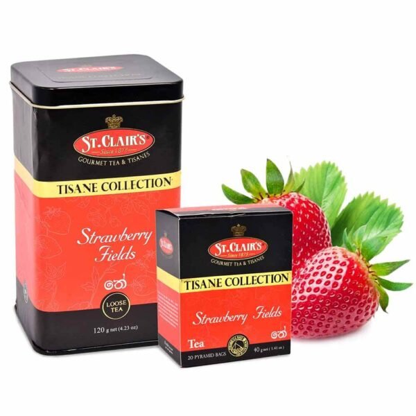 St.Clair's Tisane Strawberry Fields Ceylon Tea - Image 1
