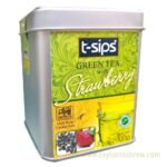 T-Sips Ceylon Green tea Leaves with Strawberry extracts