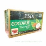 T- Sips Ceylon tea with natural coconut flavored tea