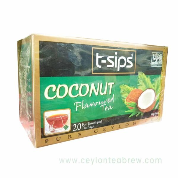 T- Sips Ceylon tea with natural coconut flavored tea - Image 1