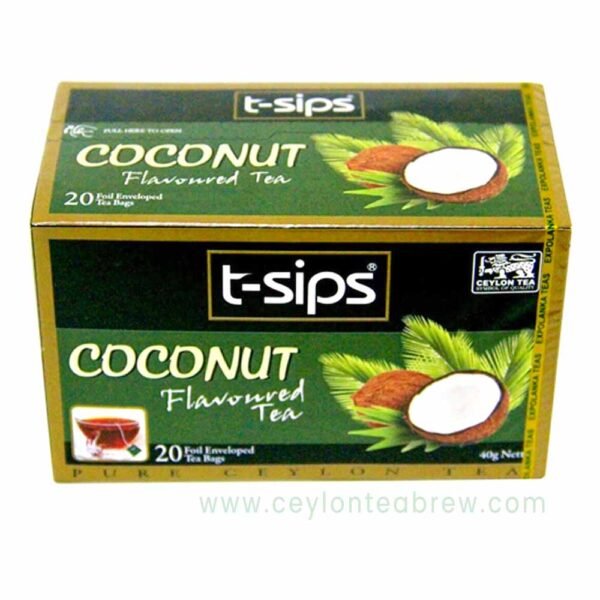 T- Sips Ceylon tea with natural coconut flavored tea - Image 2