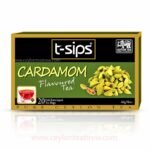 T- Sips Ceylon black tea with natural cardamom extracts tea bags
