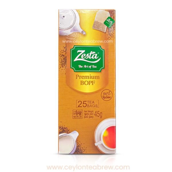 Zesta Ceylon black premium BOPF 100 tea bags 2