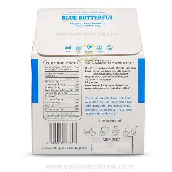 Blue butterfly pea flower tea Clitoria ternatea drink - Image 8