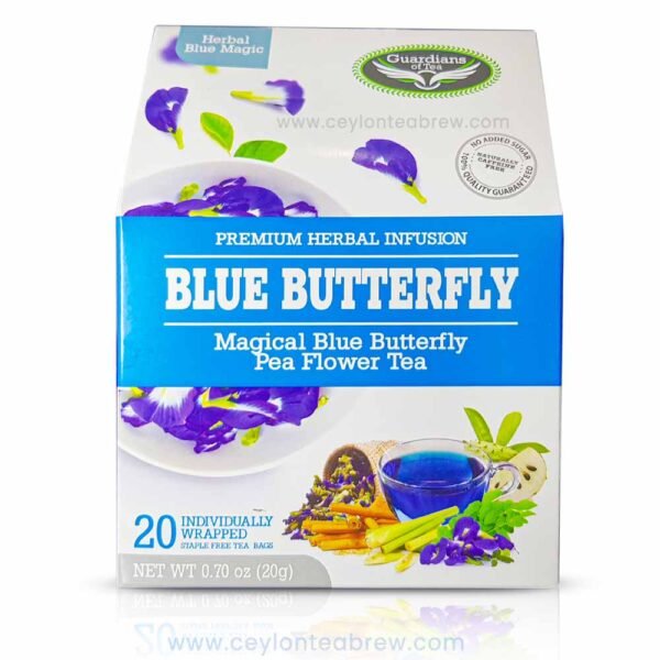Blue butterfly pea flower tea Clitoria ternatea drink - Image 2