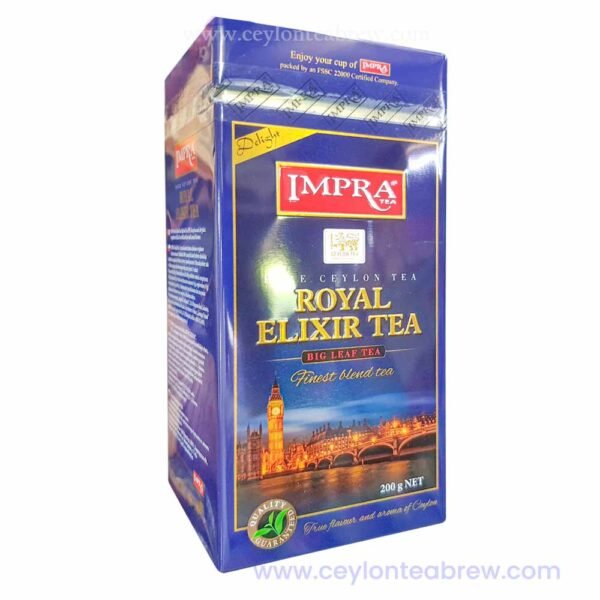 Impra Ceylon Royal Elixir finest blend big leaf tea 200g - Image 2