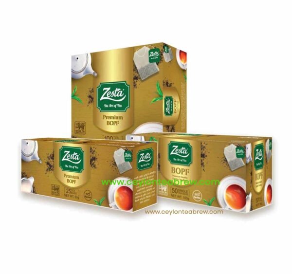 Zesta Ceylon black premium BOPF 100 tea bags