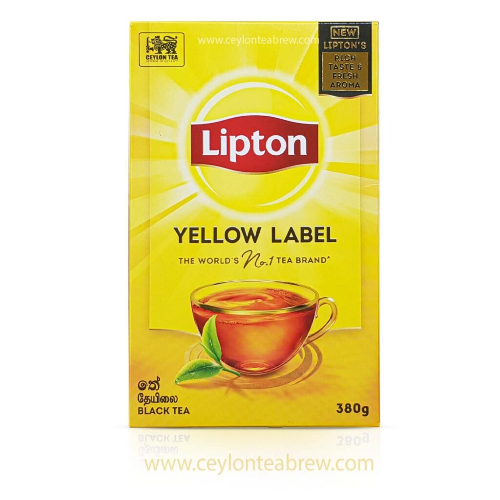 Ceylon Lipton yellow label black tea