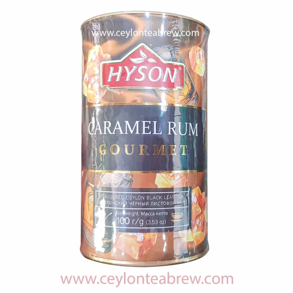 Hyson caramel rum gourmet black tea