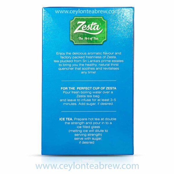 Zesta Ceylon earl grey tea bags 2