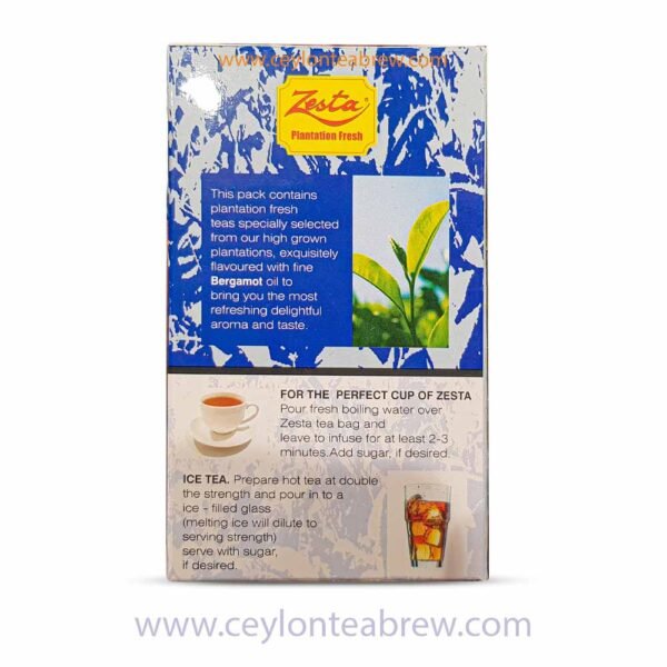 Zesta Ceylon Premium earl grey tea bags