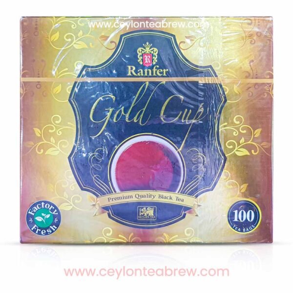 Ranfer Ceylon pure black tea gold cup bags